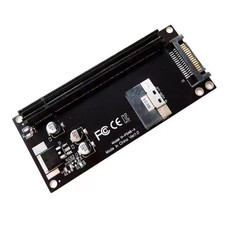 1pc SFF-8654 8i to PCIe 4.0 x16 Adapter for Mainboard Computers Extension Card