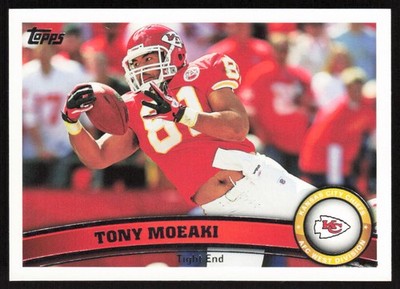 2011 Topps Tony Moeaki #253 Kansas City Chiefs