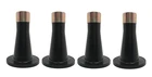 Kings Brand Furniture - Plastic Bed Frame Glide Legs To Replace Wheels, Set of 4