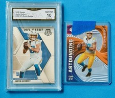 2020 Panini Illusions - Astounding Justin Herbert #A3 Orange (RC) FIRE LOT🔥