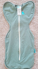 Love To Dream Swaddle Up Zip-Up Swaddle, 0-6 Months 1.0 TOG Gray Cotton Blend