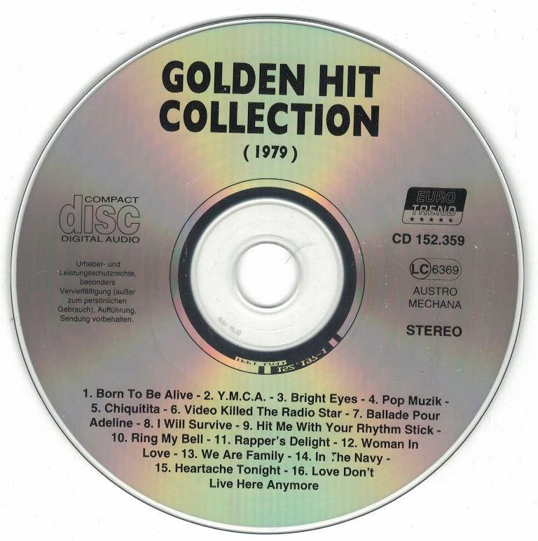 CD Various Artists - Golden Hit Collection 1979 - Bild 3 von 3