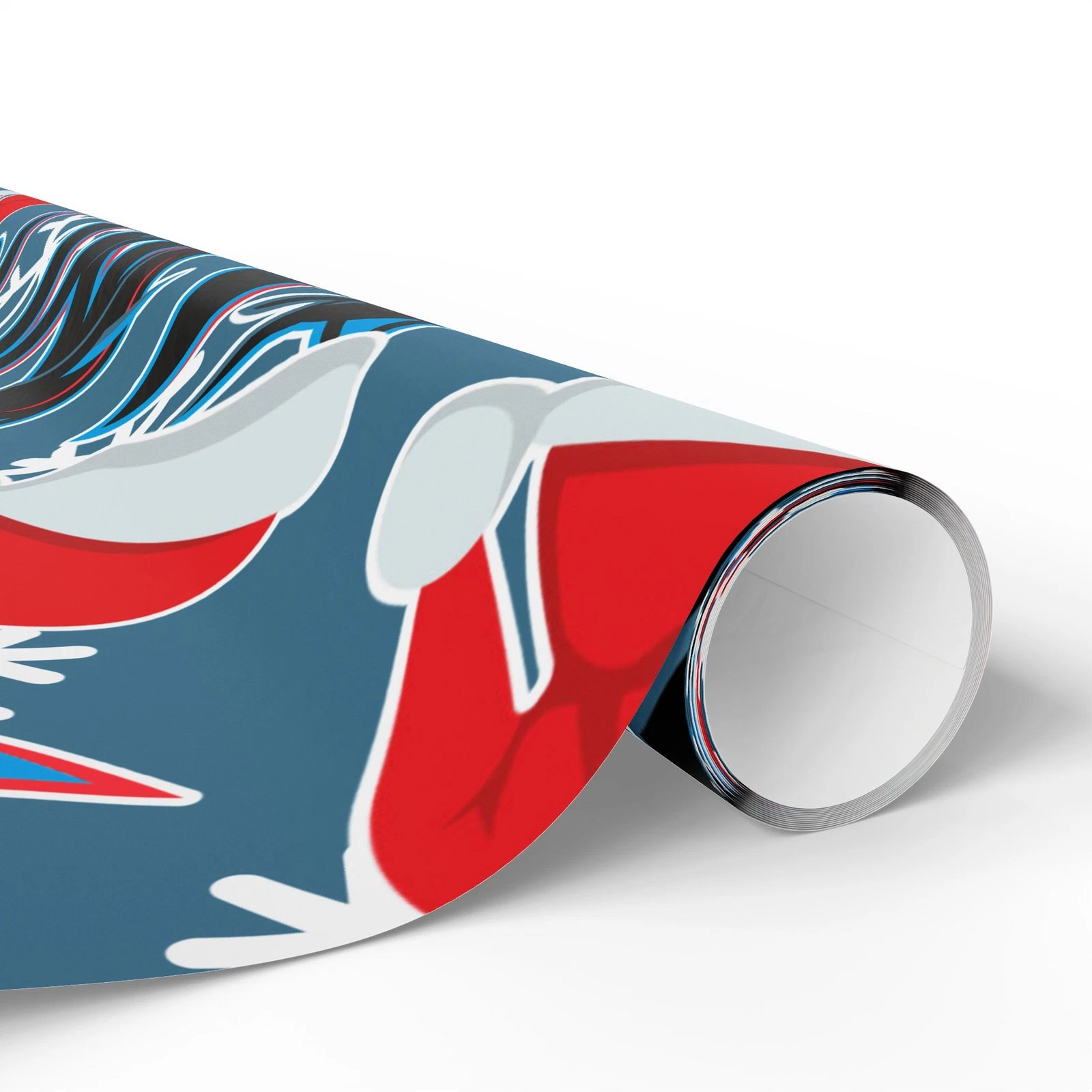 Miami Marlins Wrapping Papers, Christmas Gift Wrap, Baseball Team Holiday