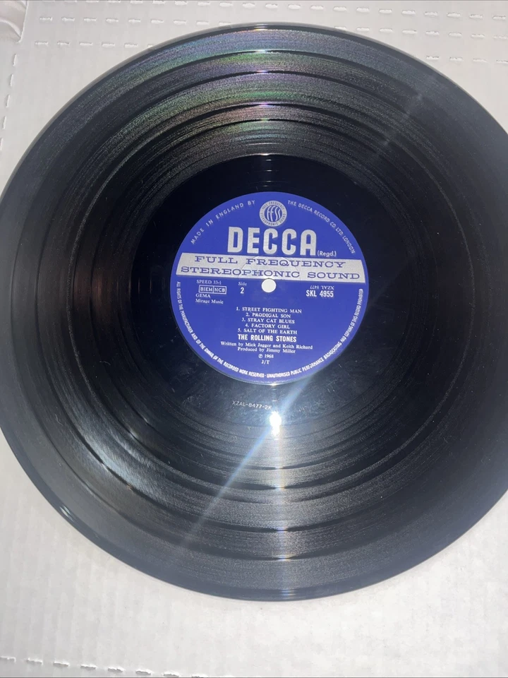 Rolling Stones Beggars Banquet Vintage Record Album SKL4955 - Decca - Image 4 of 4