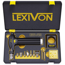 LEXIVON Butane Torch Multi-Function Kit | Premium Self-Igniting Soldering Statio
