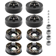 VEVOR 5 on 4.5" Electric Trailer Brake Hub Drum Kits 10x2-1/4" for 3500 lbs Axle
