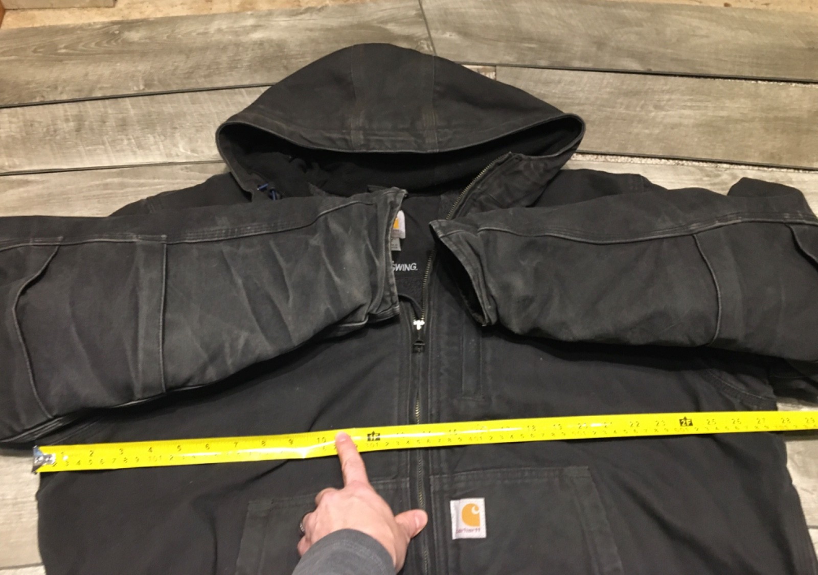 Carhartt 102360 Men's Full Swing Armstrong Active Black Sherpa-Lined Jacket XL thumbnail 3