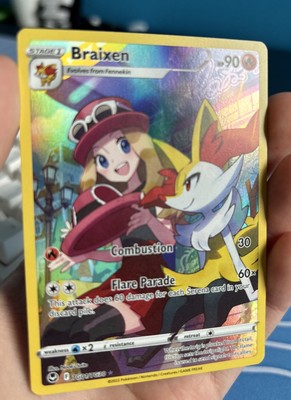 Pokémon TCG Karte - Braixen TG01/TG30 - Englisch