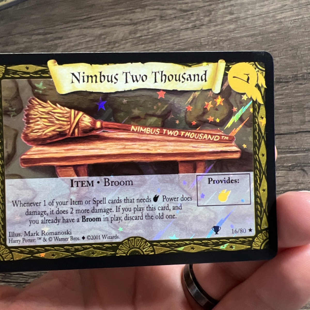 記念グッズ cocoro1111 Harry Potter Nimbus Two Thousand 16/80 Foil Rare Holo
