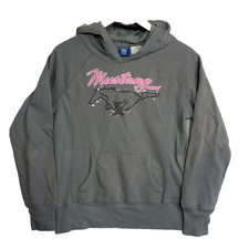 Ford Mustang 40th Anniversary Collection Sweatshirt Juniors Size L 11/13 Gray