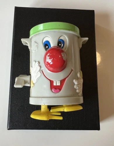 Vintage Dusty Bin Wind Up Clockwork Toy Trident Marx 1976 Retro F3