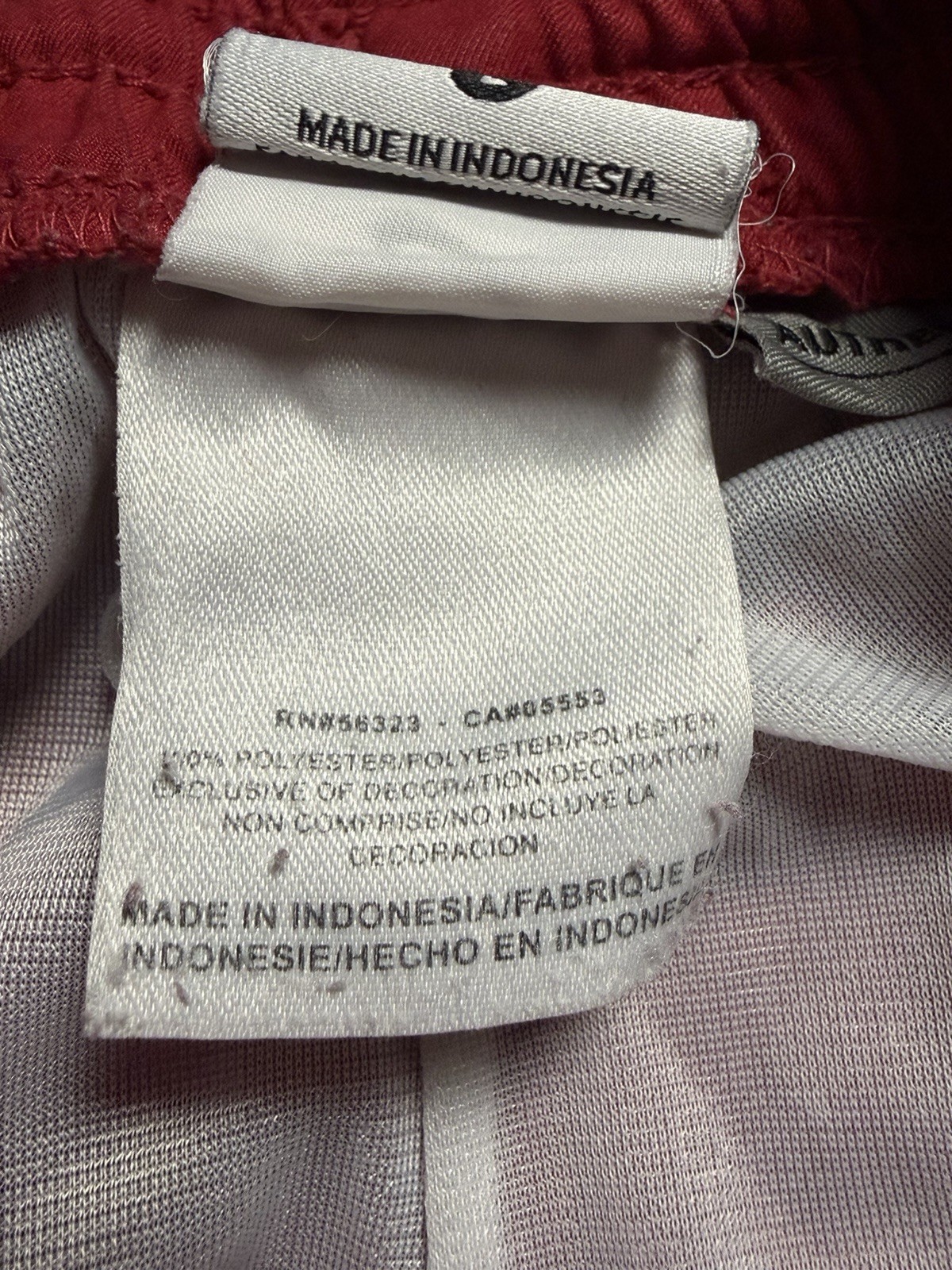 Nike Oklahoma Sooners Shorts Men's L Red Basketball Authentic Team OU thumbnail 7