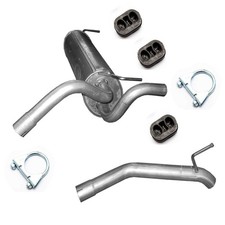 Endschalldämpfer Endrohr Auspuff für Opel Astra J P10  1.6 Fliessheck 68 +KIT