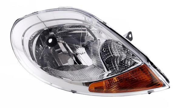 Scheinwerfer Rechts FüR Opel Vivaro Renault Trafic Nissan Primastar 07- H4 Gelb-image