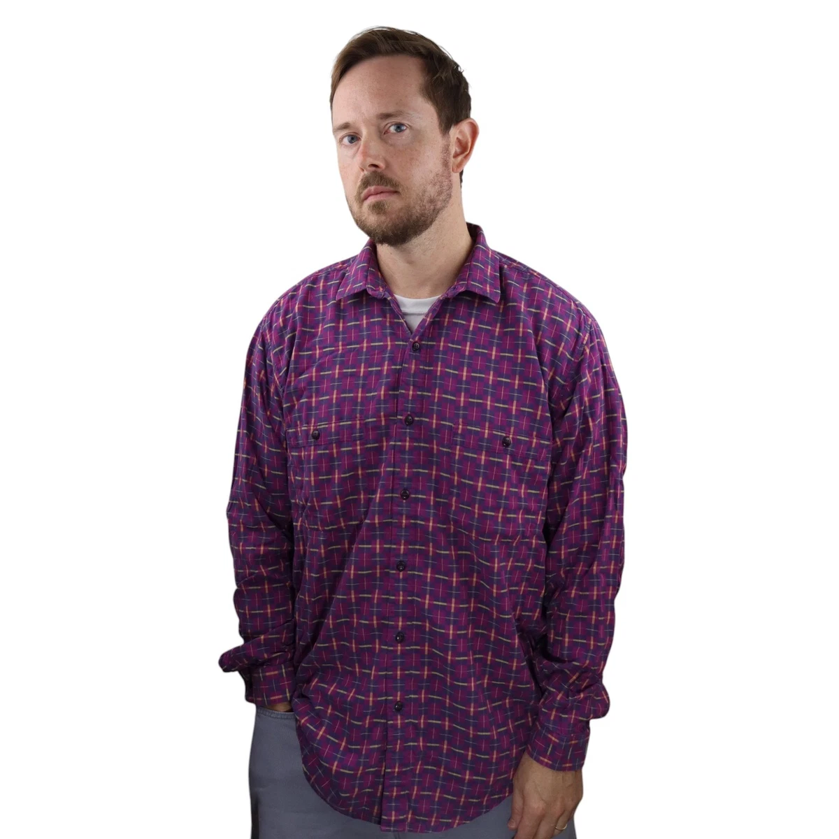 Patagonia Long Sleeve Purple Shirts for Men for sale | eBay