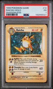 1st Edition Shadowless Raichu | eBay