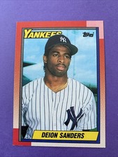 1990 Topps - Deion Sanders #61 (RC) New York Yankees