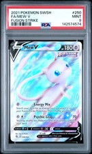Pokemon Mew V 250/264 - Carta Holo Full Art - #250 Swsh08: Fusion Strike - PSA 9