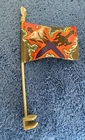 Vintage 80s MOTU He-Man Castle Grayskull Flagpole w/ Flag