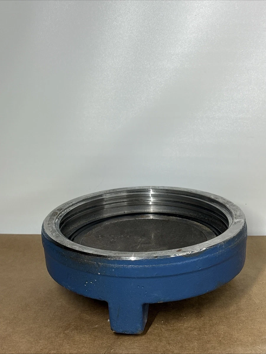 Kemper 4” Fig 207 Cap 2000 CWP Blue Cast Iron photo 4
