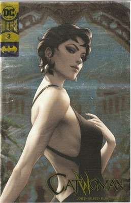 CATWOMAN #3 (2018) DC BOUTIQUE CONVENTION ARTGERM GOLD FOIL SEALED EXCLUSIVE
