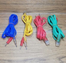 Compex Cavi Set di 4 Cavi 8P Con Connettori Pin 2mm Originali 