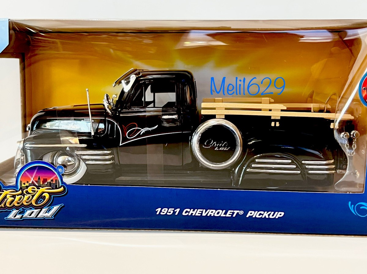 1/24 JADA TOYS ジェイダトイズ1951 Chevy Pickup Jada 1:24 Street Low 1951 Chevrolet Pickup (Black) | eBay