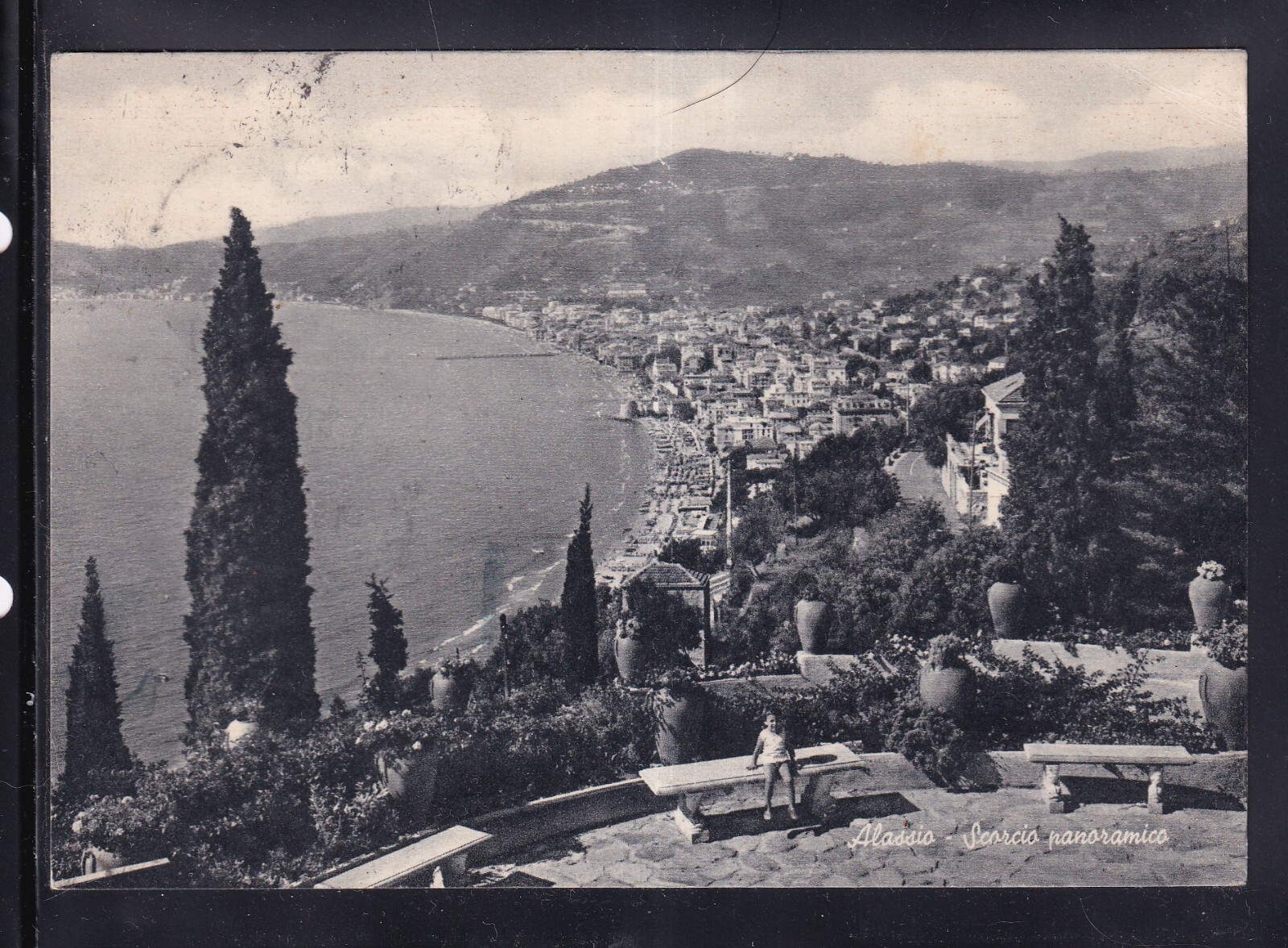 Cartolina Alassio Scorcio Panorama GB1314