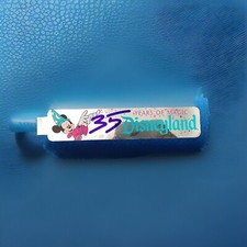 Vintage Disneyland 35 Years of Magic Foil Bumper Sticker