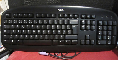 Logitech Deluxe Keyboard Tastatur Y-SU61 kabelgebunden NEC PS/2 Black Keyboard