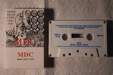 MDC - More Dead Cops 1981-1987 R Radical cassette 1988 HC hardcore PUNK TESTED