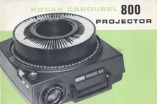 Kodak Carousel 800 Slide Projector Instruction Manual
