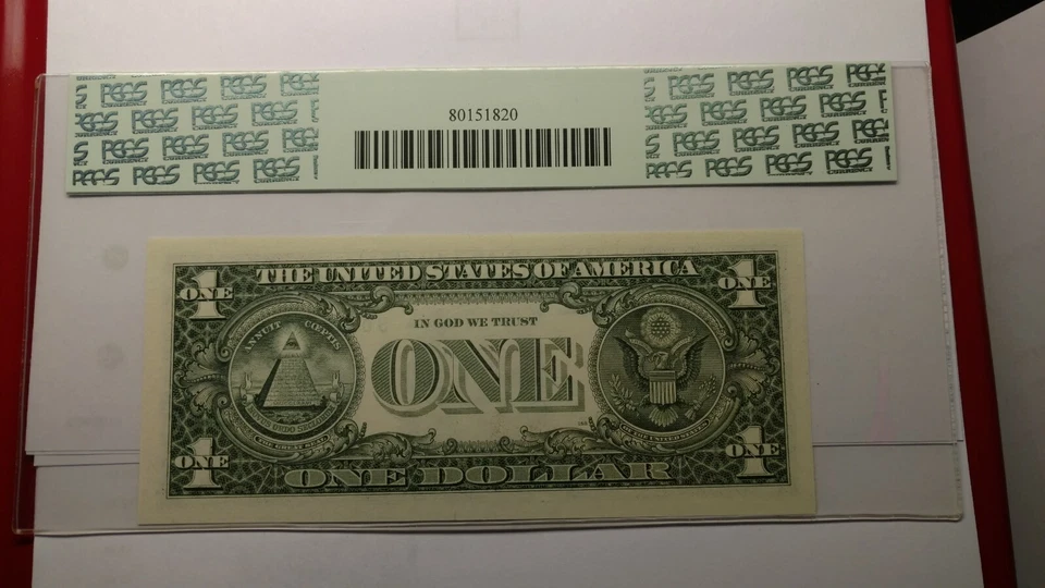 Fr.1924-B* 1999 $1 Star Note Federal Reserve Note Gem New PCGS 66PPQ. - Image 2 of 4