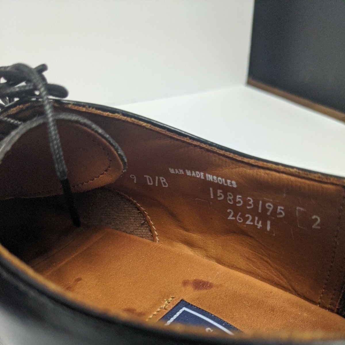 Bostonian Classic Mens Black Leather Dress Shoes Size 9 D B