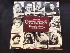 QUOTATIONS GAME . GOOD USED CONDITION