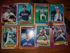 1990 topps stars minor stars rookies near mint condition Dennis eckersley joe ca