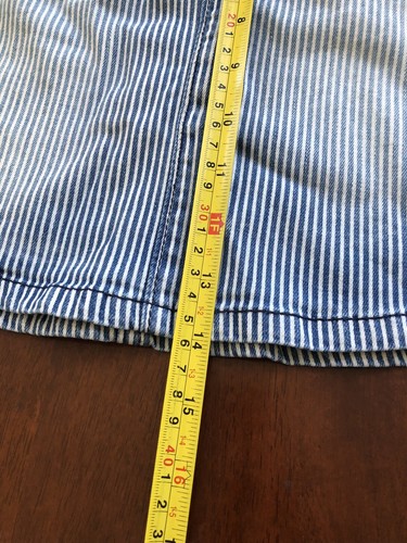 New With Tags Gymboree Girls Blue Striped Denim Blue Jean Skirt Size 7 - Picture 5 of 9