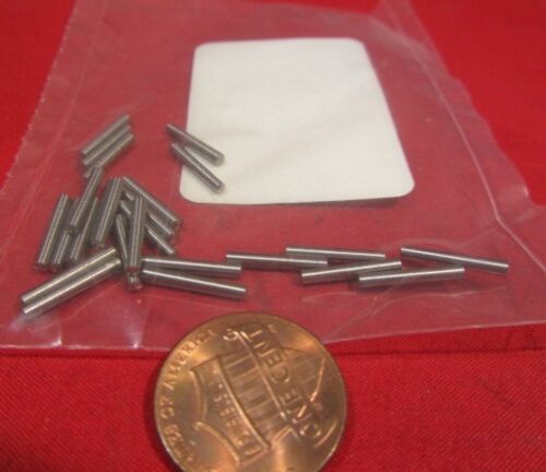 50 Pieces Steel Taper Pins No 6/0 .078 Large End x .068 Small End x 1/2" Long 