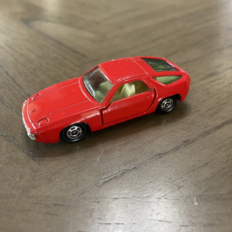 TOMICA POCKET CARS #F53 Rojo Porsche 928 1:64, ¡Excelente Estado!! Foto 2 de 4