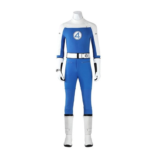 Cosplay Fantastic Four Jumpsuits Reed Invisible Woman Susan Adult Kids Bodysuit - Picture 9 of 10