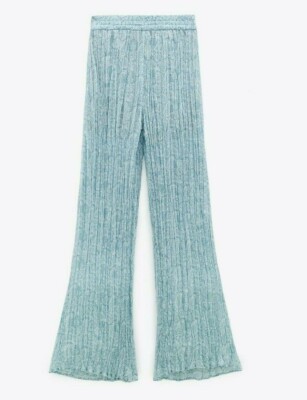 zara printed pants