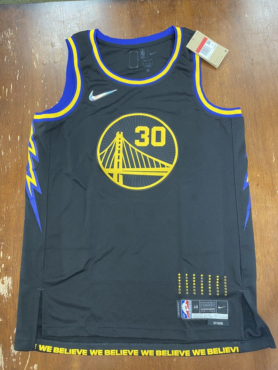 Nike Golden Stare Warriors - Curry 21-22 City Edition Swingman