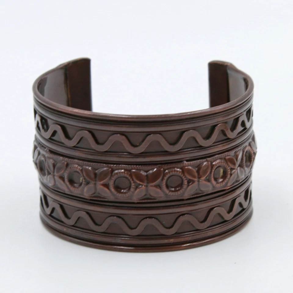 Armreif Set 2 STK Armspangen Kupfer Reif Kelten Larp Mittelalter Druiden Cuff B - Bild 3 von 3