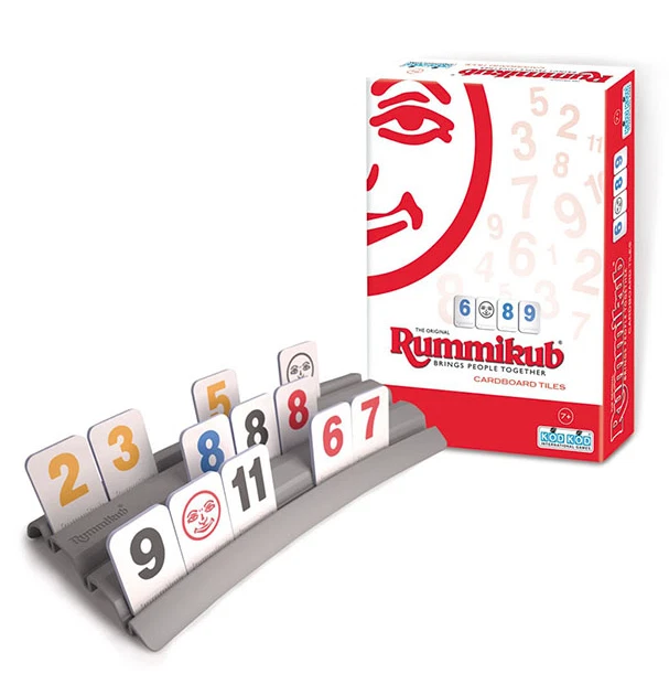 RUMMIKUB LIGHT TRAVEL CLASSIC BOARD GAME PORTABLE EDITION FOR KIDS ADULTS FAMILY - Image 2 of 3
