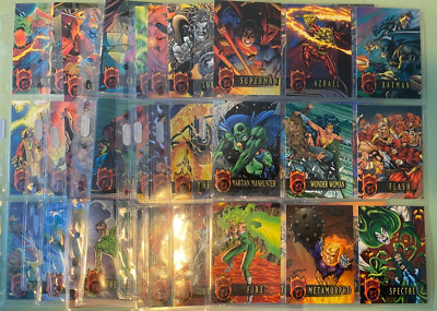 DC Outburst: Firepower complete trading card base set by Fleer 1996 nr mint