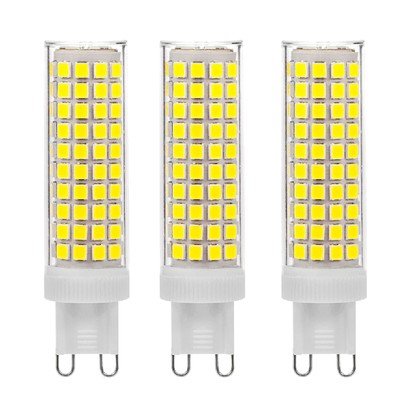 3 Pack G9 LED Light Bulb 12W Corn Light Bulbs 100W Halogen Equivalent 124 LED