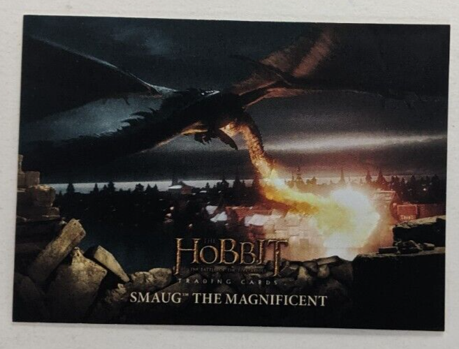 smaug card mtg Smaug the Magnificent #3 Hobbit Battle of the Five Armies Trading Card  Dragon