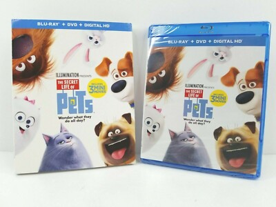 The Secret Life of Pets Blu-ray DVD Louis CK Stonestreet Hart