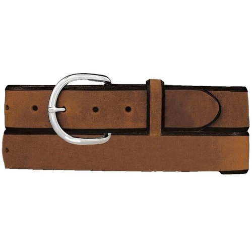 Black Oil Tanned Cowhide South Western Design Belt  display picture 1