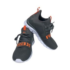 RBX Little Kids Unisex Sneaker Athletic Shoe Size 1 Gray Orange